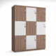 Tủ locker gỗ 9 ô LK09-CN - Bảo quản đồ đạc tiện lợi, tiết kiệm không gian văn phòng - Ảnh 4